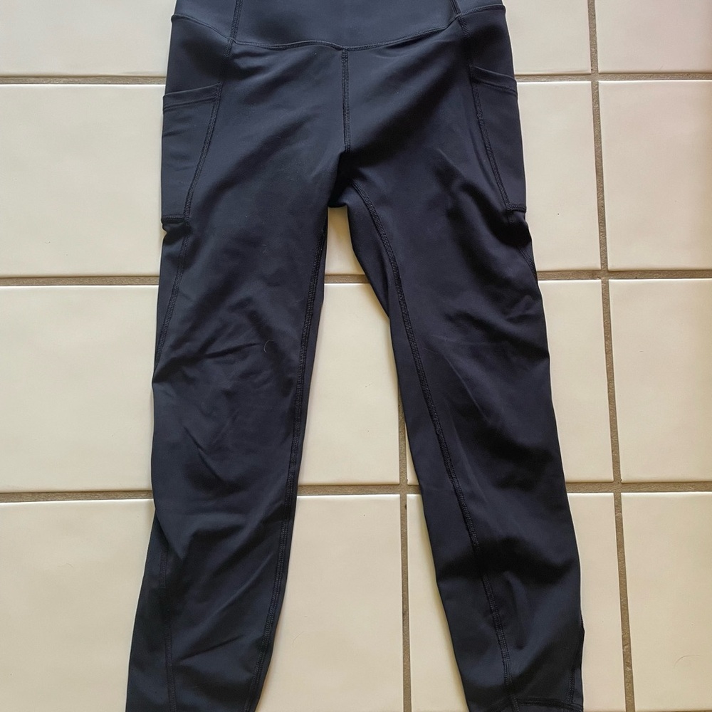 Gap Sculpt Evolution Black High-Waisted Cropped Leggings Small